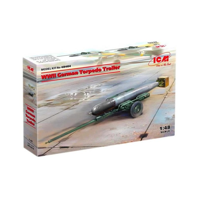 1/48 WWII German Torpedo Trailer ICM 48404