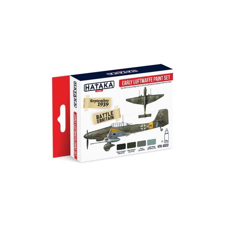 Hataka Red Line Paint Set - Luftwaffe HTK-AS02