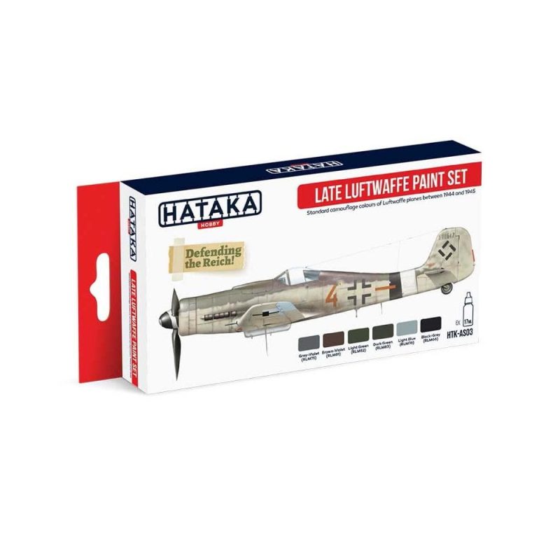 Hataka Red Line Paint Set - Luftwaffer HTK-AS03