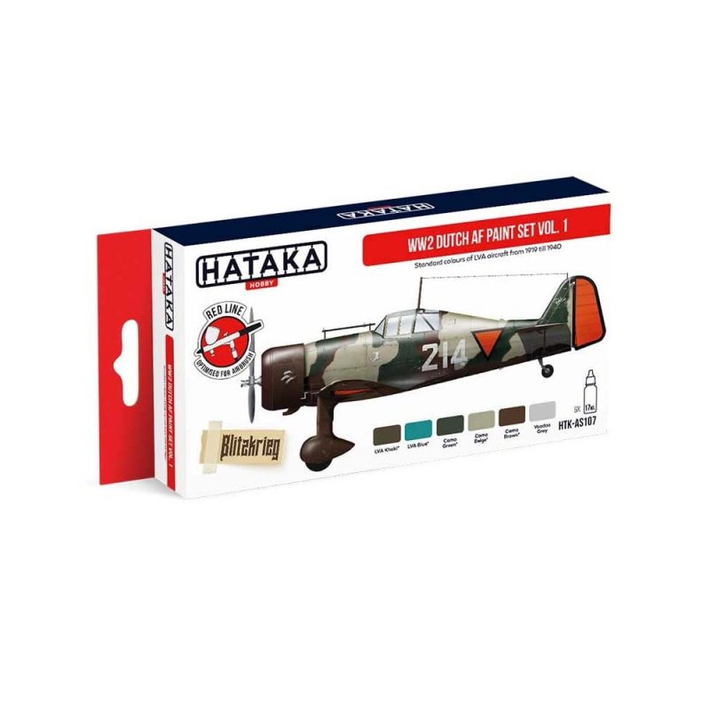 Hataka Red Line Paint Set - Dutch Af Paint HTK-AS107