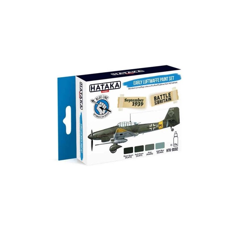 Hataka Blue Line Paint Set - Luftwaffe Paint HTK-BS02