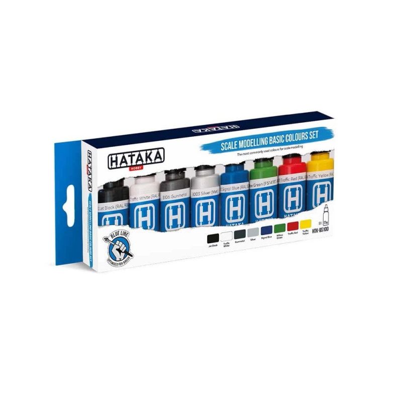 Hataka Blue Line Paint Set - Colour HTK-BS100