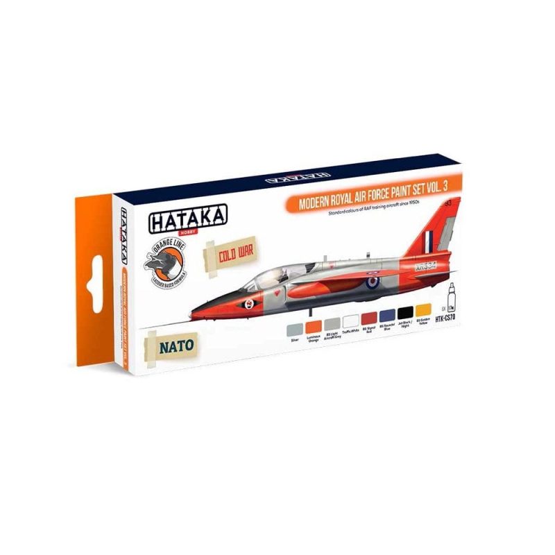 Hataka Orange Line Paint Set - RAF Vol.3 HTK-CS70