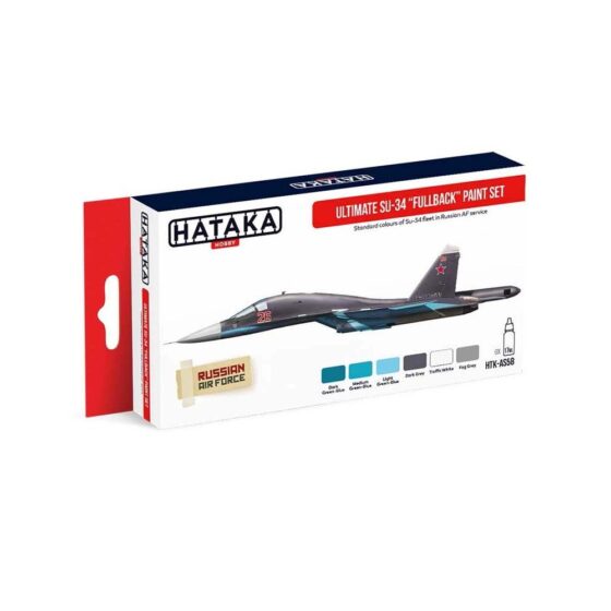 Hataka Red Line Paint Set - Su34 Fullback HTK-AS58 Hataka Red Line Paint Set - Su34 Fullback HTK-AS58