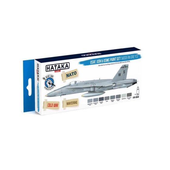 Hataka Blue Line Paint Set - USN & USMC HTK-BS44 Hataka Blue Line Paint Set - USN & USMC HTK-BS44