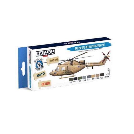 Hataka Blue Line Paint Set - AAC Helicopters HTK-BS87 Hataka Blue Line Paint Set - AAC Helicopters HTK-BS87