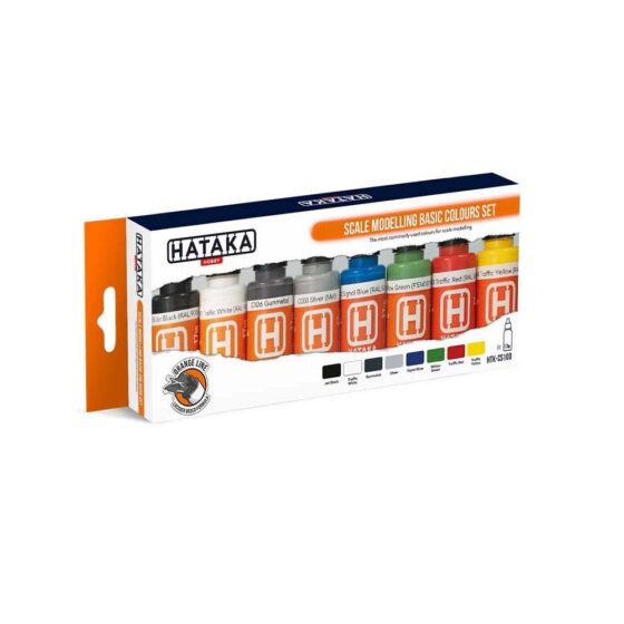 Hataka Orange Line Paint Set - Colour HTK-CS100 Hataka Orange Line Paint Set - Colour HTK-CS100