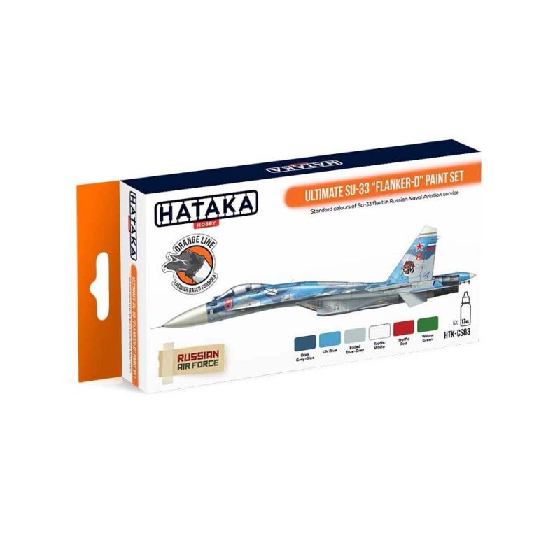 Hataka Orange Line Paint Set - Su-33 HTK-CS83
