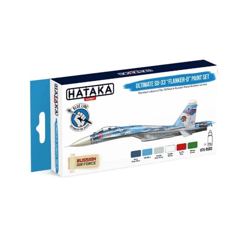 Hataka Blue Line Paint Set - SU-33 Flanker HTK-BS83