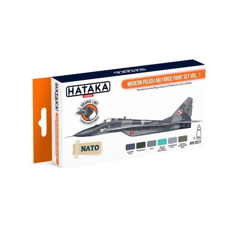 Hataka Orange Line Paint Set - Polish Airforce HTK-CS17