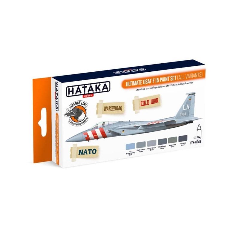 Hataka Orange Line Paint Set - USAF F15 HTK-CS43