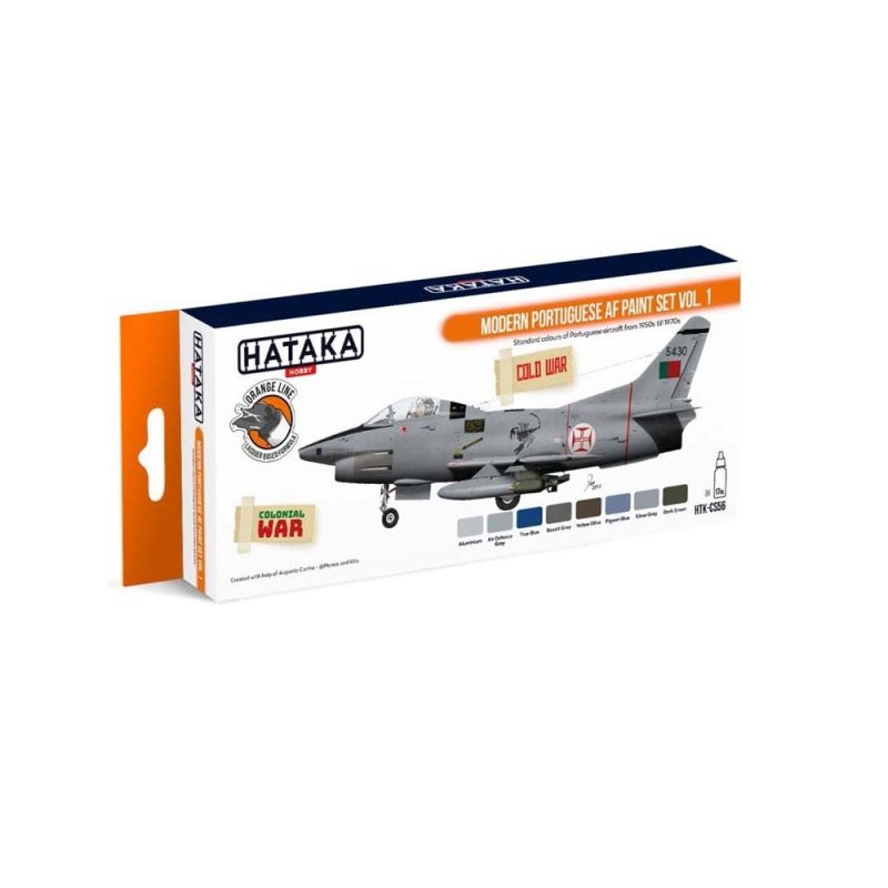 Hataka Orange Line Paint Set - Portugese Airforce Vol.1 HTK-CS56