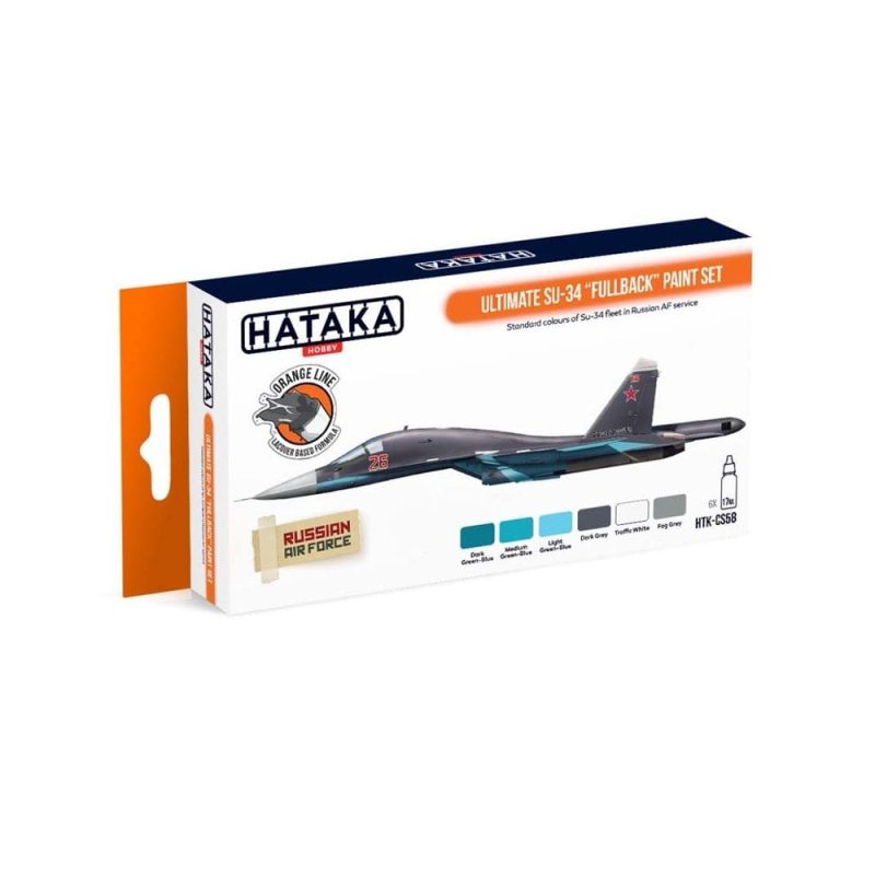 Hataka Orange Line Paint Set - Su-34 Fullback HTK-CS58