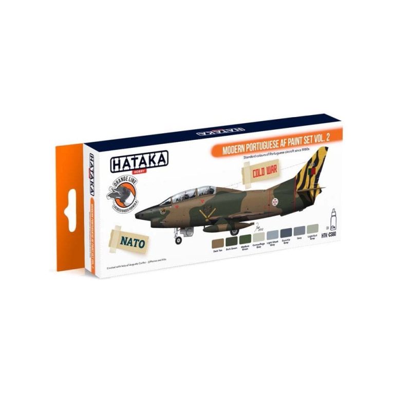 Hataka Orange Line Paint Set - Portugese Airforce Vol.2 HTK-CS60