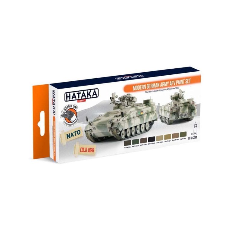 Hataka Orange Line Paint Set - German Army AFV HTK-CS81