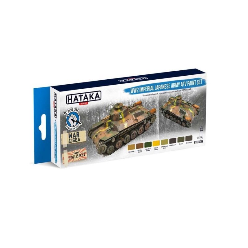 Hataka Blue Line Paint Set - IJA AFV HTK-BS69