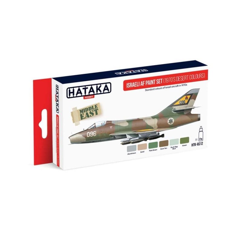 Hataka Red Line Paint Set - 1970s HTK-AS12