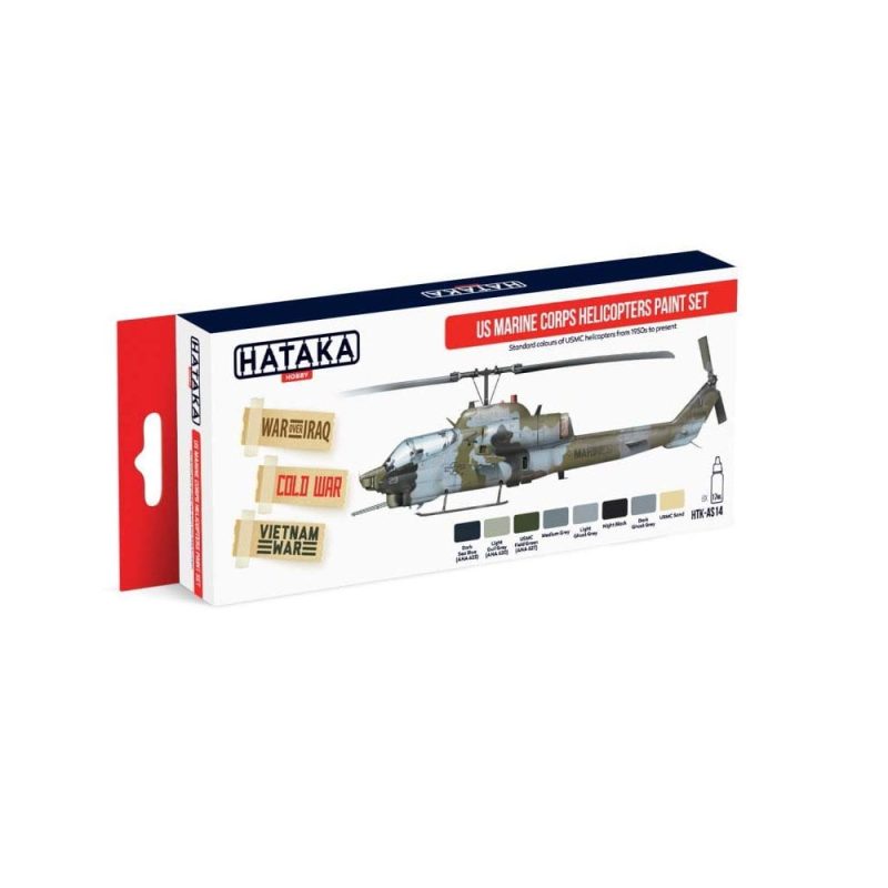 Hataka Red Line Paint Set - Marine Corps HTK-AS14