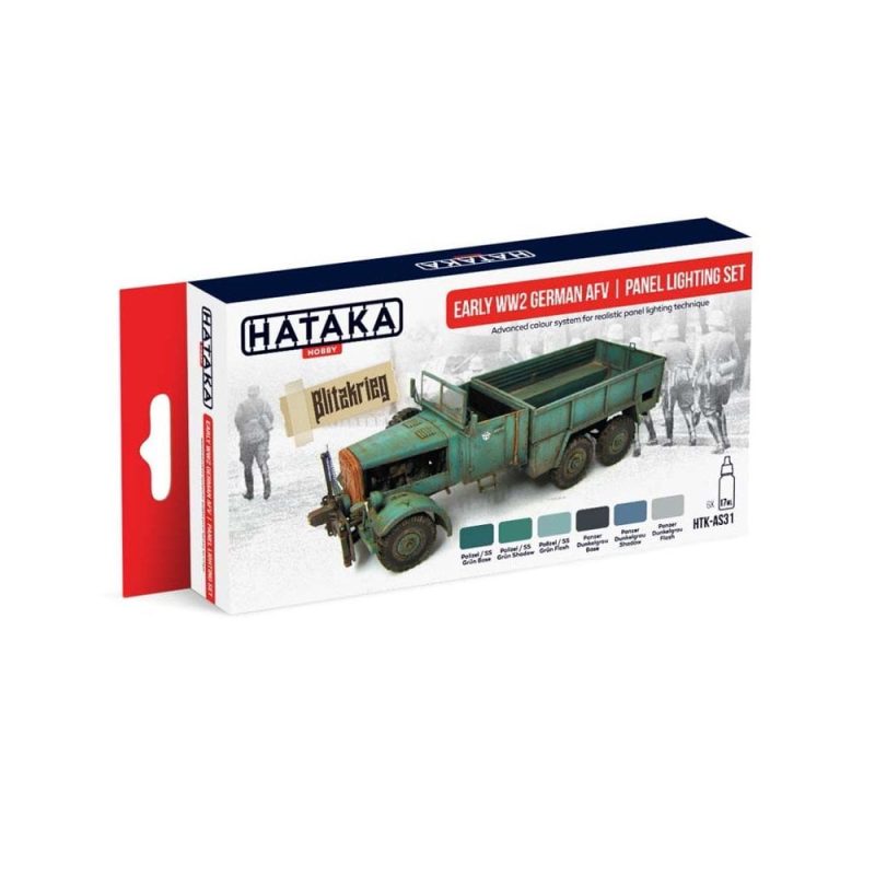 Hataka Red Line Paint Set - German Airforce/Panel HTK-AS31