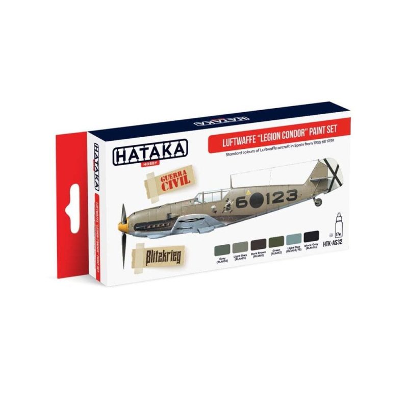 Hataka Red Line Paint Set - Condor HTK-AS32