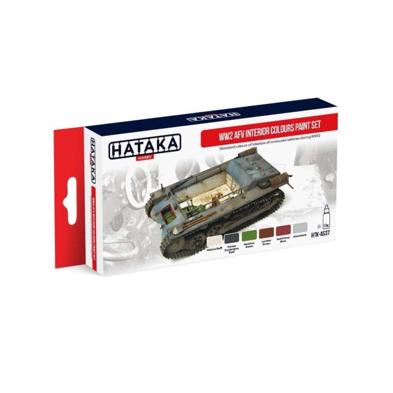 Hataka Red Line Paint Set - Airforce Interior Colour HTK-AS37
