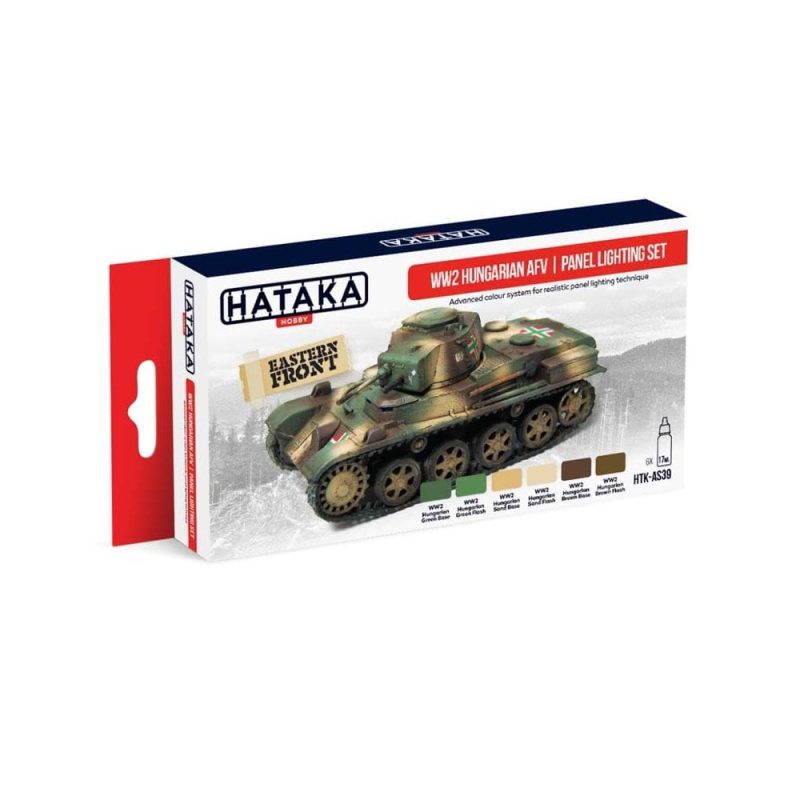 Hataka Red Line Paint Set - Panel Lighting HTK-AS39