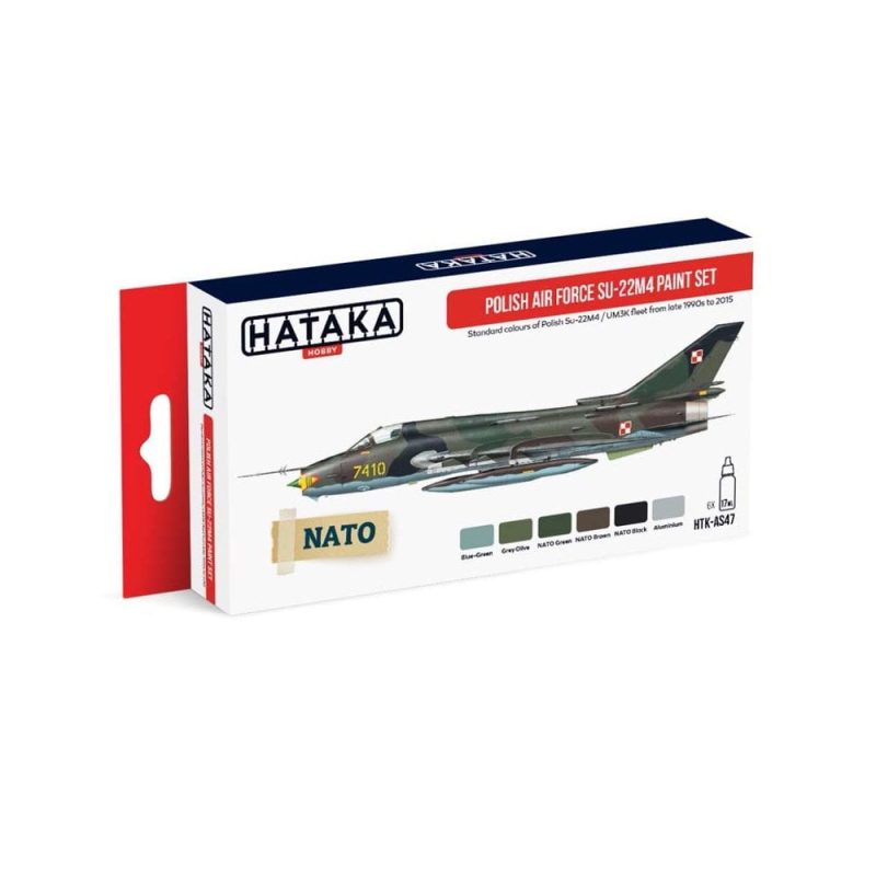 Hataka Red Line Paint Set - Navy/Airforce HTK-AS47