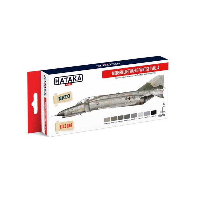 Hataka Red Line Paint Set - Luftwaffe Vol.4 HTK-AS66