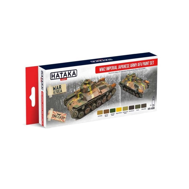 Hataka Red Line Paint Set - Imp Japanese Airforce HTK-AS69