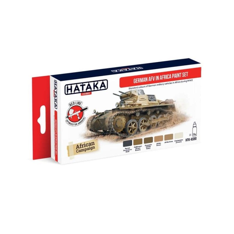 Hataka Red Line Paint Set - Airforce In Airforce HTK-AS90