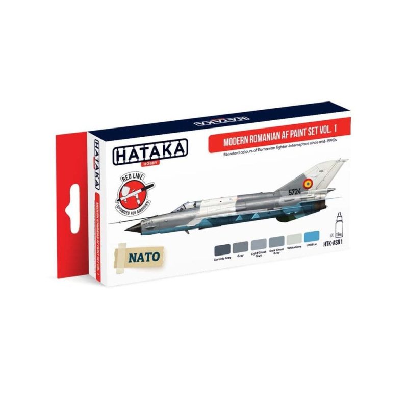 Hataka Red Line Paint Set - Romanian Airforce Vol.1 HTK-AS91