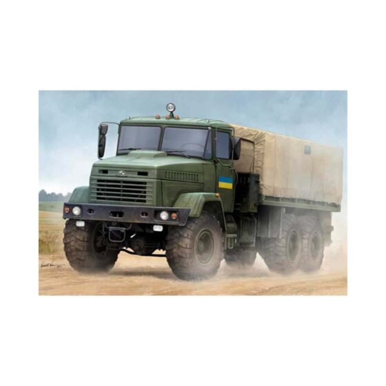 1/35 Ukraine KrAZ-6322 Soldier Cargo Truck Hobbyboss 85512 1/35 Ukraine KrAZ-6322 Soldier Cargo Truck Hobbyboss 85512