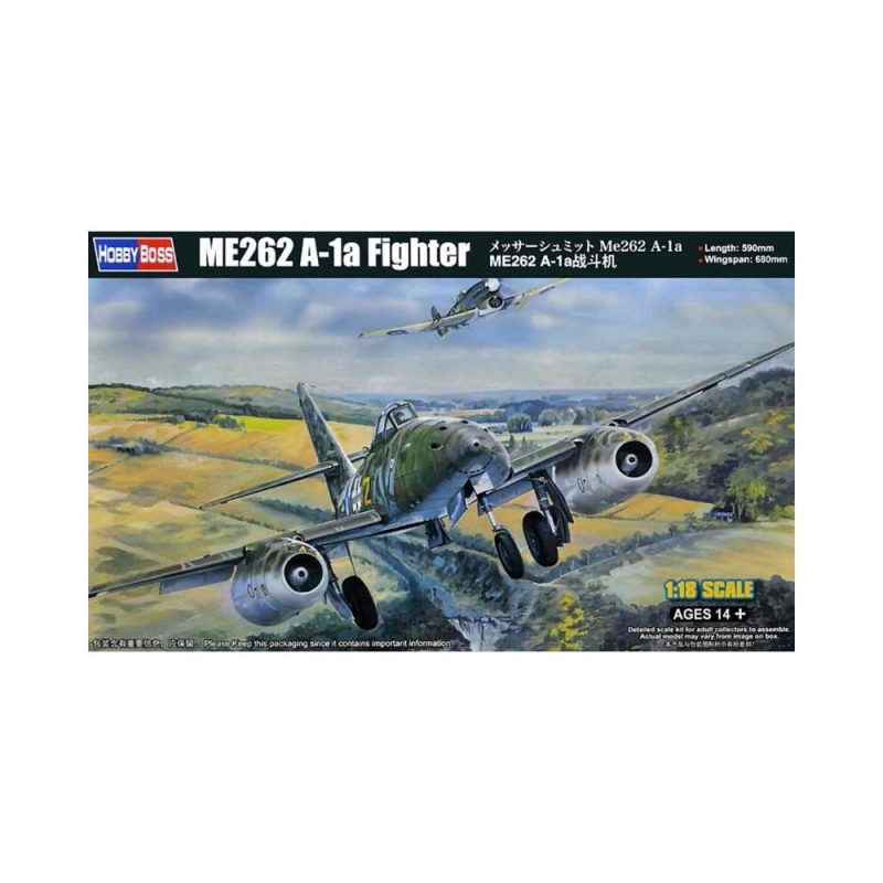 1/18 Me262 A-1a Fighter Hobbyboss 81805
