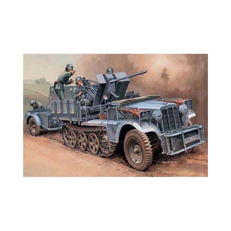 Italeri SD KFZ 10/4 with Flak 30 and 4 figures (1/35) 6395 Italeri SD KFZ 10/4 with Flak 30 and 4 figures (1/35) 6395