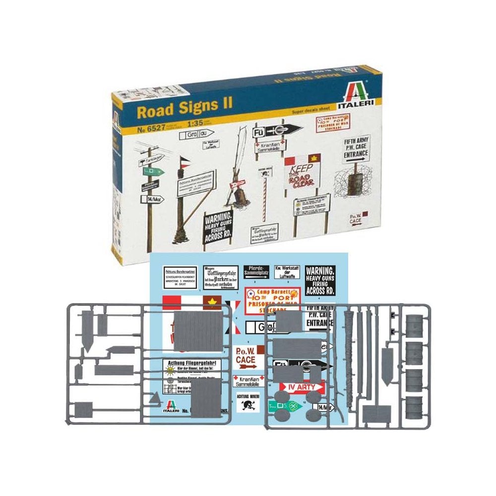 Italeri WWII Road Signs (1/35) 6527 Italeri WWII Road Signs (1/35) 6527