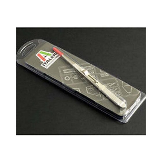 Italeri Fine Serrated Locking Tweezers A50821 Italeri Fine Serrated Locking Tweezers A50821