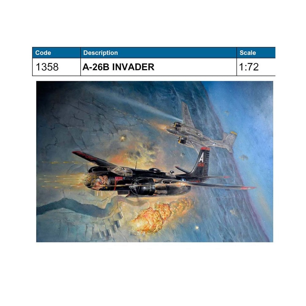 Italeri A-26B Invader (1/72) 1358 Italeri A-26B Invader (1/72) 1358