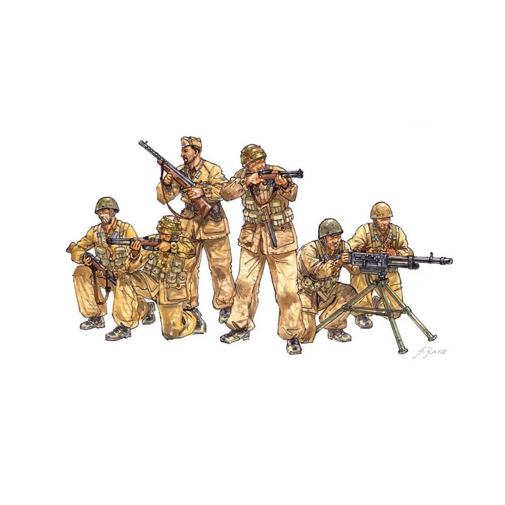 Italeri Italian Paratroopers Combat Group (1/35) 6492 Italeri Italian Paratroopers Combat Group (1/35) 6492