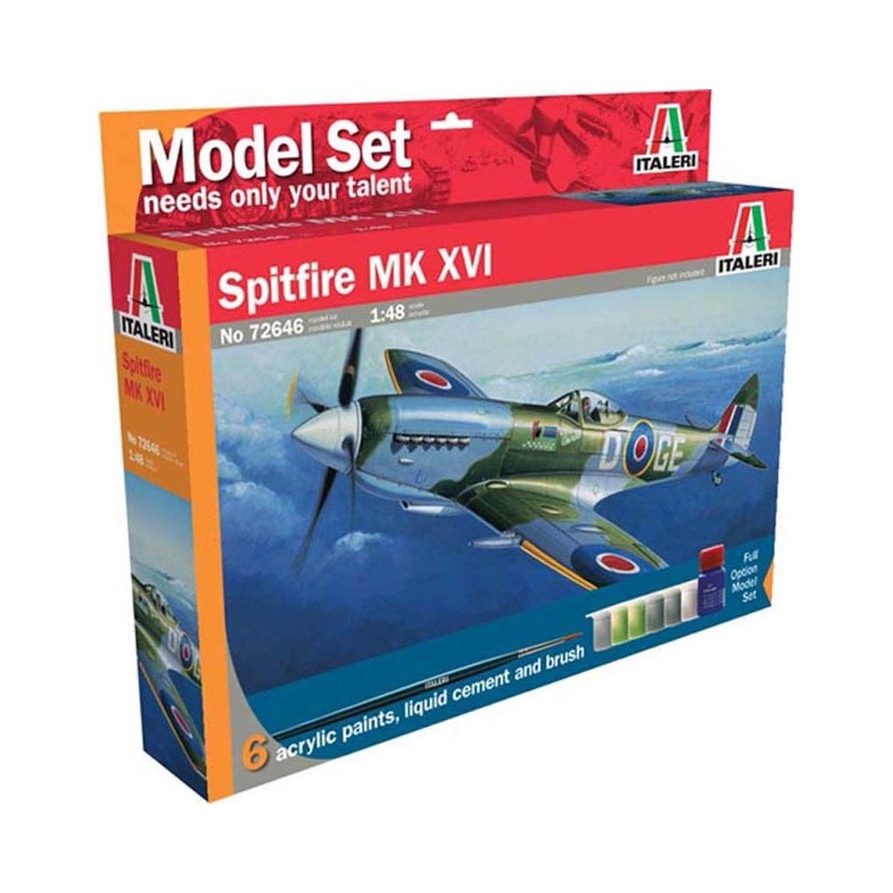 Italeri Spitfire Mk. Xvi (1/48) MS72646 Italeri Spitfire Mk. Xvi (1/48) MS72646