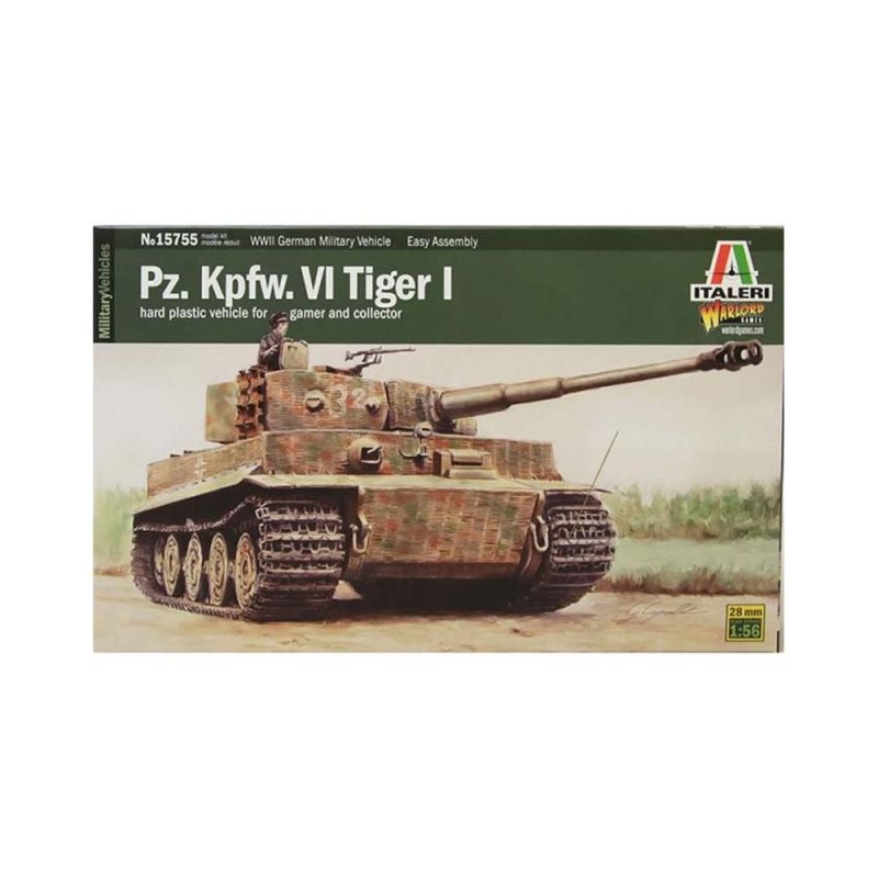 Italeri Pz.kpfw.IV Tiger 1 Tank (1/56 - 28mm) W15755 Italeri Pz.kpfw.IV Tiger 1 Tank (1/56 - 28mm) W15755