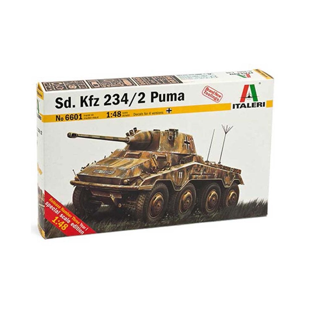 Italeri German Sd.Kfz.234/2 Puma (1/48) 6601 Italeri German Sd.Kfz.234/2 Puma (1/48) 6601