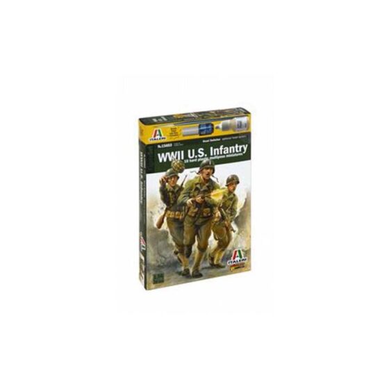 Italeri US Infantry WWII (1/56 - 28mm) W15603 Italeri US Infantry WWII (1/56 - 28mm) W15603