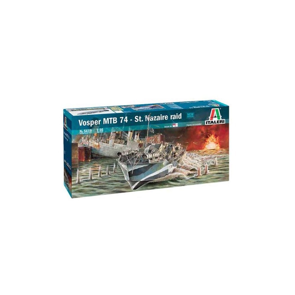 Italeri Vosper MTB 74 St. Nazaire Raid (1/35) 5619 Italeri Vosper MTB 74 St. Nazaire Raid (1/35) 5619
