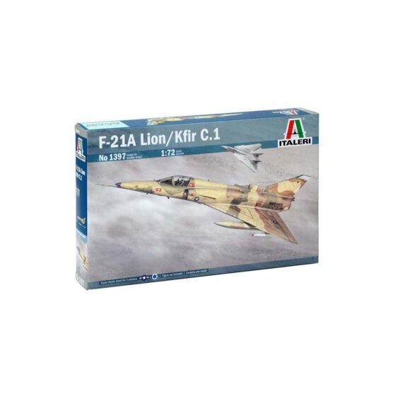 Italeri F-21A LION/KFIR C.1 (1/72) 1397 Italeri F-21A LION/KFIR C.1 (1/72) 1397