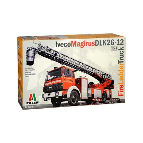 Italeri Iveco Magirus DLK 26-12 Fire Ladder Truck (1/24) 3784 Italeri Iveco Magirus DLK 26-12 Fire Ladder Truck (1/24) 3784
