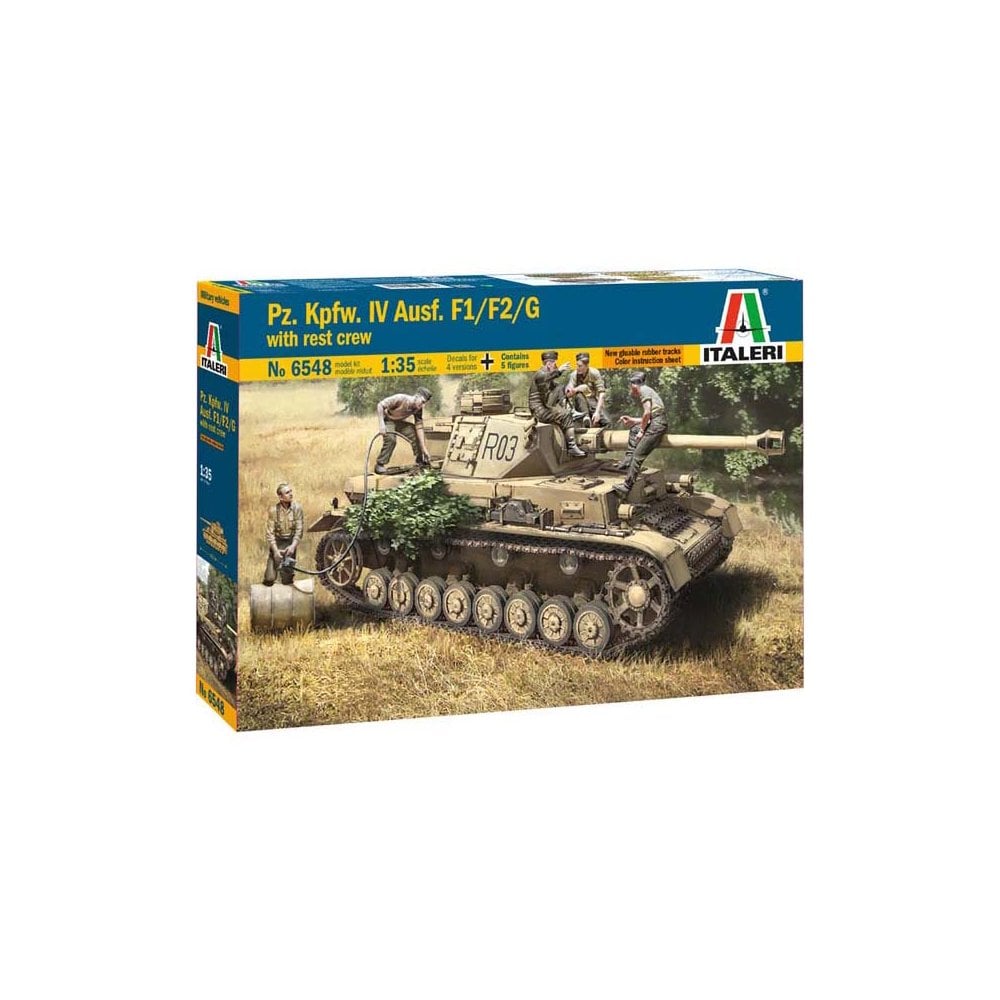 Italeri Pz.Iv F1/F2/G With Ass. Troops (1/35) 6548 Italeri Pz.Iv F1/F2/G With Ass. Troops (1/35) 6548