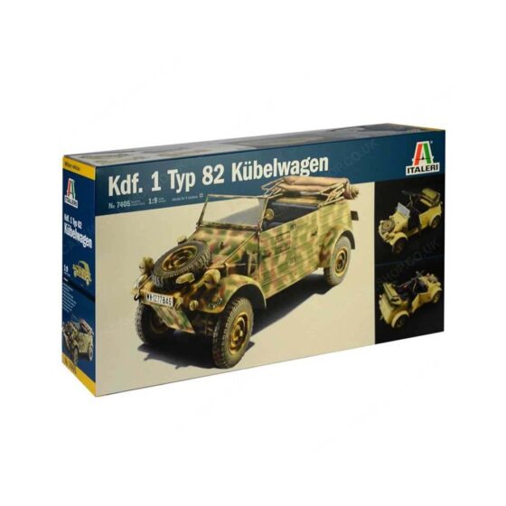 Italeri Kdf. 1 Typ 82 Kubelwagen (1/9) 7405 Italeri Kdf. 1 Typ 82 Kubelwagen (1/9) 7405