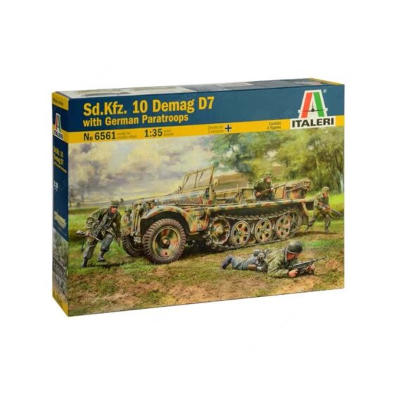 Italeri Sd.Kfz. 10 Demag D7 & German Paratroops (1/35) 6561 Italeri Sd.Kfz. 10 Demag D7 & German Paratroops (1/35) 6561