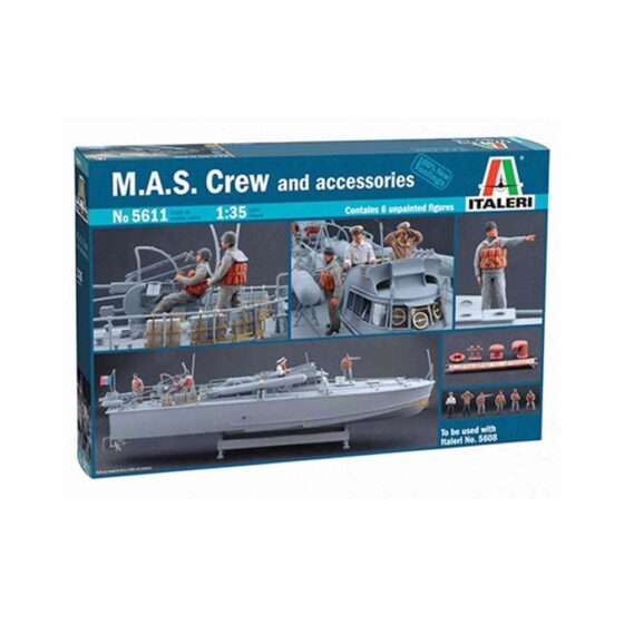 Italeri M.A.S. Crew And Accessories (1/35) 5611 Italeri M.A.S. Crew And Accessories (1/35) 5611