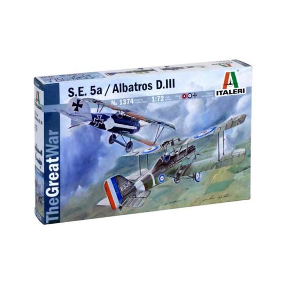 Italeri S.E.5A And Albatros D III (1/72) 1374 Italeri S.E.5A And Albatros D III (1/72) 1374
